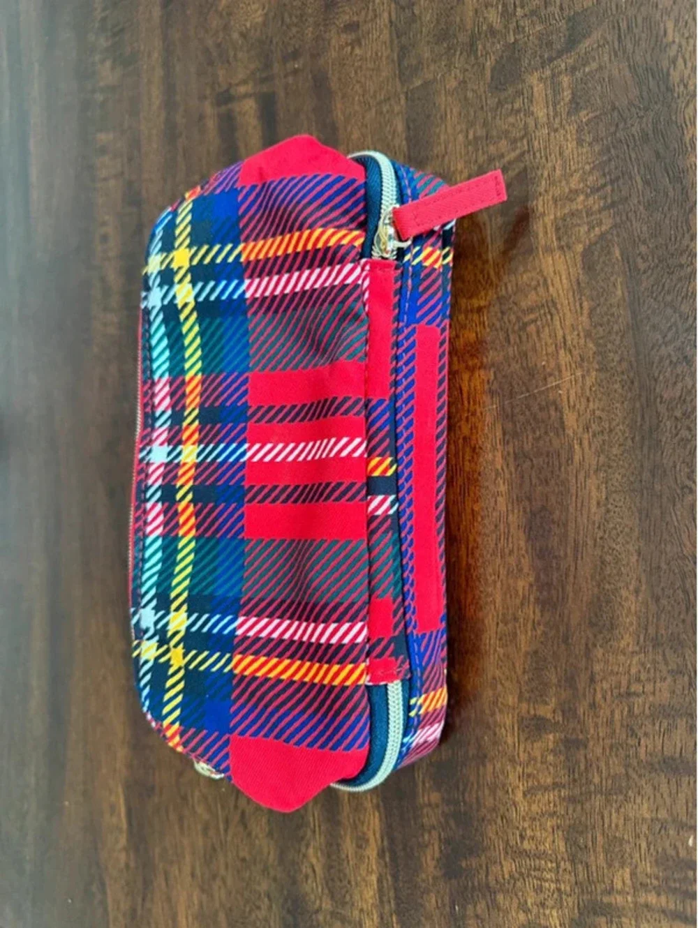 Estée Lauder  double zipper makeup purse